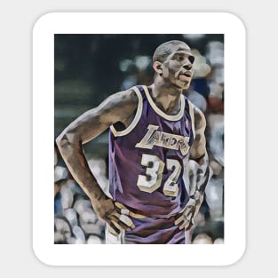 magic johnson Sticker